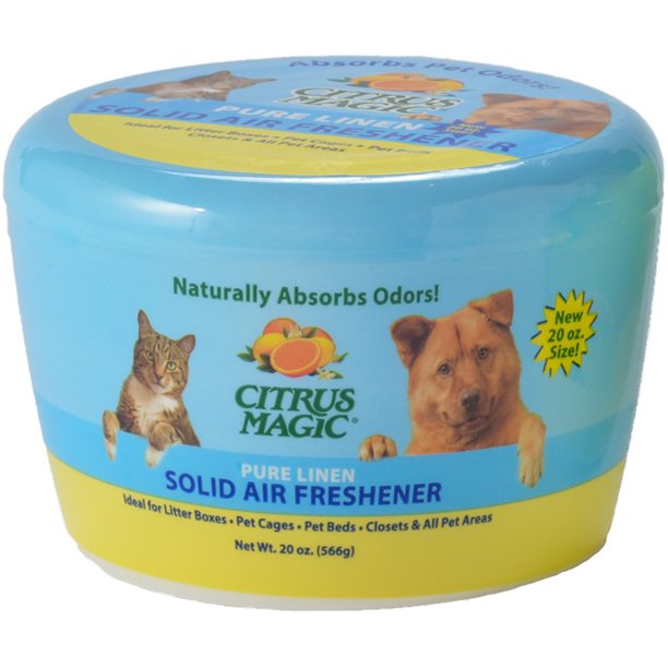 Citrus Magic Pet Odor Absorbing Solid Air Freshener Pure Linen, 20