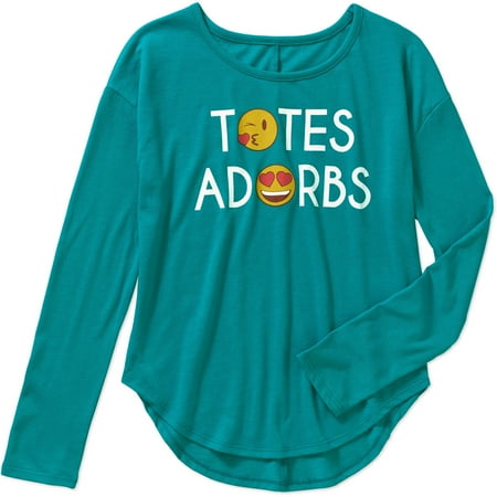 S Long Sleeve Crew Neck Totes Adorbs Graphic Tee