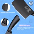 thumbnail image 2 of XYJ Stainless Steel Kitchen Knife,Razor Sharp,6 Inch Meat Cleaver for Meat Cutting,Professional Chinese Vegetable Cutter Cooking Chef Knife with Sheath,Edge Guard Protector, 2 of 8