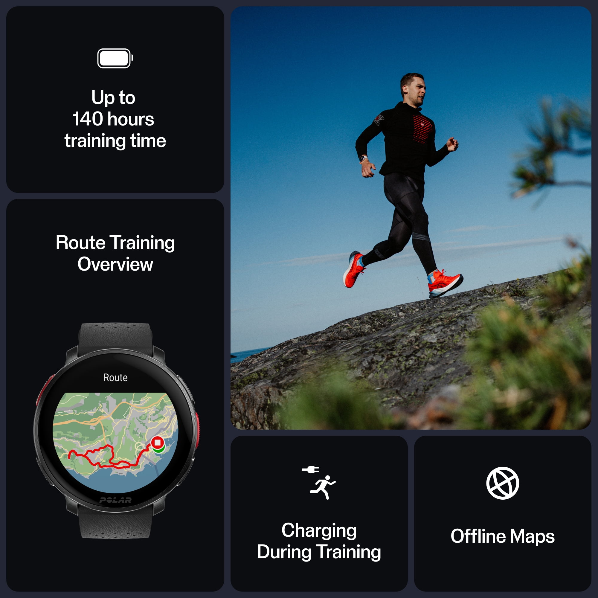 Polar Vantage V3 – GPS Smart Watch for Men & Women – Advanced Heart Rate Monitor – Offline Maps