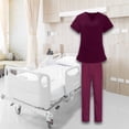 thumbnail image 6 of Women Nurse Uniform,Medical Nurse Scrubs,Breathable Tops And Pants Beauty Salon Ladies Scrubs Set,Clothing , , XL, 6 of 9
