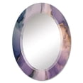 thumbnail image 2 of DESIGN ART Designart "Purple and Grey Marble Ink Clouds VI" Fractals Modern Wall Mirror 24in.x36in., 2 of 4
