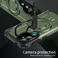 thumbnail image 4 of for Samsung Galaxy A35 Case Magnetic with Camera Ring Kickstand, Slim Shockproof Military Protecive Wireless Charging Phone Cover Case Compatible with Samsung Galaxy A35, Armygreen, 4 of 7