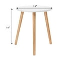thumbnail image 4 of Costway 3pcs Accent Chairs and Side Table set 2pcs Velvet Sofa Round Sofa Table, 4 of 10