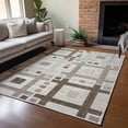 thumbnail image 6 of Addison Rugs Chantille Indoor/Outdoor Transitional Geometric Beige Machine Washable Rectangle Rug, 10' x 14', 6 of 8