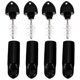 thumbnail image 2 of Juego de Cepillo de Limpieza PENGJTMXG Duradero para Grifo de Barril de Cerveza Cubierta Antipolvo Negro, 2 of 4
