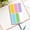Colored Label, variant on HBBKVI File Folders, A4 Rhinestones Arts Storage Book Portfolio Binder with Plastic Sleeves