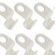 thumbnail image 2 of Naiovety Paquete de 10 perchas resistentes para ahorrar espacio en armarios, gorras y abrigos, resistentes y prácticas Almacenamiento y organización del hogar Blanco 5x2 cm, 2 of 6