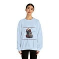 thumbnail image 4 of Singing Santa Black Unisex Heavy Blend™ Crewneck Sweatshirt, 4 of 4
