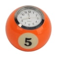 thumbnail image 2 of Horloge de Table en Forme de Boule Horloge de Billard en Résine Horloge Décorative Précise pour Bar Maison RVs Chevet, 2 of 8