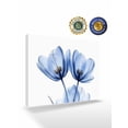 thumbnail image 2 of Light Blue Tulip Wall Art for Living Room,Canvas Picture Wall Decor for Bathroom Bedroom,Farmhouse Abstract Elegant Flowers Painting Artwork for Office Kitchen Hallway Dining Room Home Decor 12"x16", 2 of 8