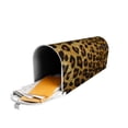 thumbnail image 5 of Rateoe Golden Leopard Glitter Printed Mailbox Covers - Easy to Install Fall, Winter, Spring, Summer Mailbox Cover - Weather and UV-Resistant Mailbox Decor - Mailbox Magnetic Covers-25.5x21 in, 5 of 8