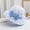 Blue, variant on Tbopshirt Baby Girl Hats,Toddler Baby Summer Sun Protection Fashion Flower Print Mesh Breathable Sun-hat Cute Sunscreen Hat Cap