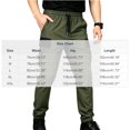 thumbnail image 2 of Zpanxa Mens Jogger Pants Nylon Tactical Cargo Jogger Pants with Drawstring Waist and Multi Pockets, 2 of 8