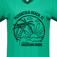 thumbnail image 4 of Inktastic Summer Vacation Mode Pensacola Beach Florida Women's V-Neck T-Shirt, 4 of 5