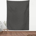 thumbnail image 3 of Ambesonne Abstract Fabric by the Yard Upholstery, Basic Triangles in Squares, 5 Yards, Dark Grey and Eggshell, 3 of 4