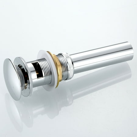 

Faucet Accessories Solid Brass up Drain Overflow Bathroom and Kitchen Sink Drain tory Sink Stopper Slotted