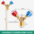 thumbnail image 3 of Valve de Remplissage de Réfrigérant Haute et Basse Pression à Pince, 3 of 8