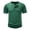 Green, variant on Men's Bamboo Textured Henley T-Shirt, Short Sleeve Button Placket Casual Tee, Essentials Breathable Fashion Top, Gifts for Him, S-2XL