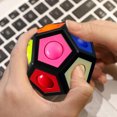 thumbnail image 1 of Jindong Rainbow Ball Decompression Educational Toy Magics Ball with 12 Holes Rainbow Ball Puzzle Ball Dice Develops The Right Brain Improve Concentration, 1 of 9