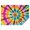 Rainbow Tie Dye-1, variant on Rainbow Tie Dye Mandala Pattern Rectangle Tablecloth 60"x84",Waterproof Polyester Rectangle Table Cloth, Wipeable Spillproof Polyester Tablecloth for Dining, Camping, Indoor and Outdoor
