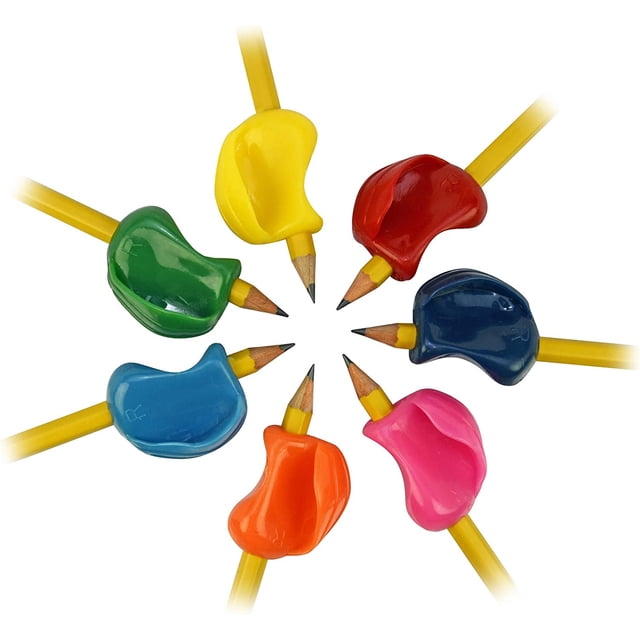 HAHDAXIA Crossover Grip Ergonomic Writing Aid, Classic Colors, 12 Count