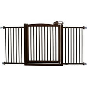 Richell One Touch 150 Pet Gate, Dark Bro