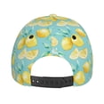 thumbnail image 6 of Balery Baseball Cap Adjustable Size for Running Workouts and Outdoor Activities All Seasons Dad Hat(Yellow Lemon), 6 of 9