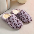 thumbnail image 2 of Gubotare House Slippers for Women Women Arch Support Slippers House Bedroom Slippers for Woman Corduroy Closed Toe Ladies Slides Outdoor Size 7 (Purple,7), 2 of 5