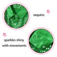 thumbnail image 5 of iiniim Boys Sparkle Sequins Long Sleeve Button Down Shirt Latin Jazz Dance Stage Performance Green 8-10, 5 of 7