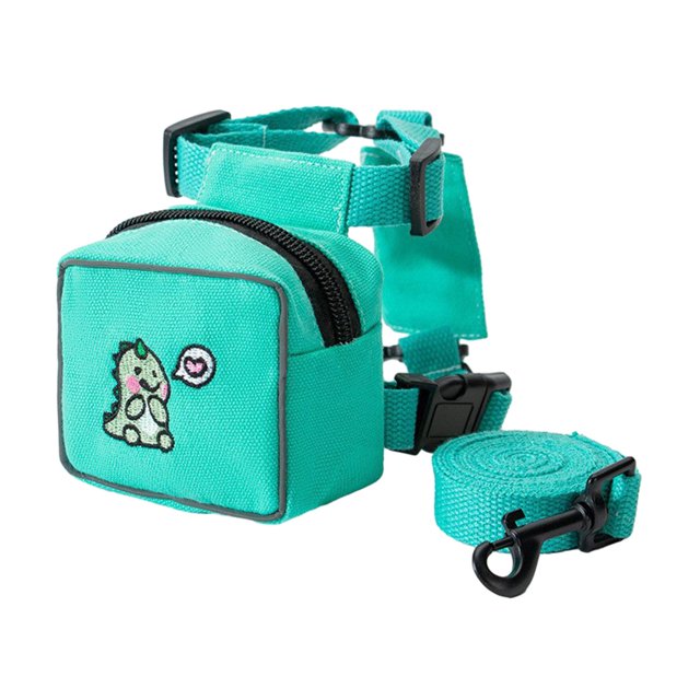 Precioso perro mochila arnés mascota arnés mochila para caminar al aire libre camping Verde S Yinane Bolsa de golosinas