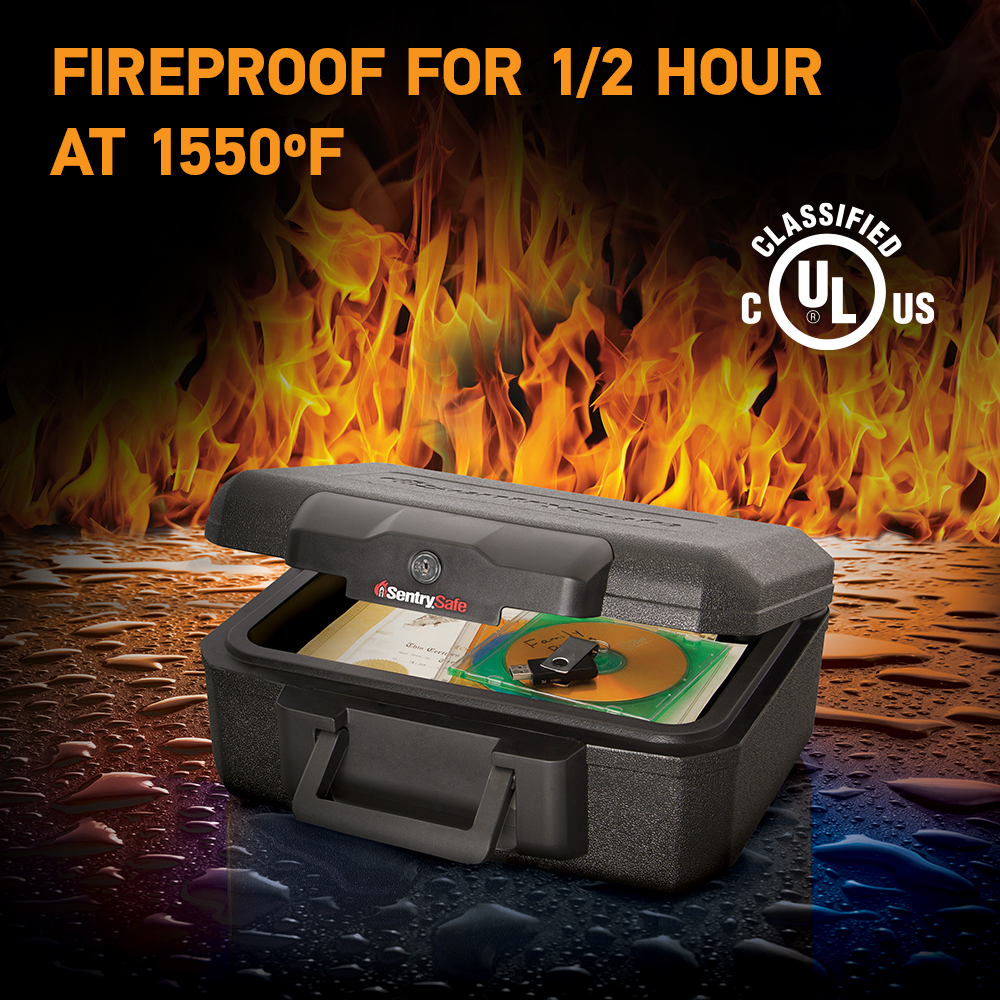 SentrySafe 1200 Fire-Resistant Chest with Carrying Handle photo 5