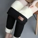 thumbnail image 5 of Cintura alta espesa medias cálidas Fleece Leggings de invierno Pantimedias térmicas, 5 of 6