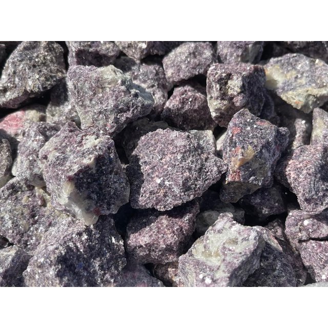 GAF TREASURES Wholesale Raw Lepidolite Crystals, Natural Lepidolite Stone, Natural Rough Lepidolite Crystals, Lepidolite Rough, Lepidolite Healing Crystals (Lepidolite, 0.25 Pound)