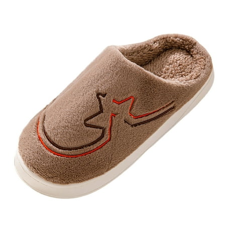 

Lightweight And Warm Plush Thick Bottomed Men s And Women s Slippers For Indoor Use In Autumn And Winter