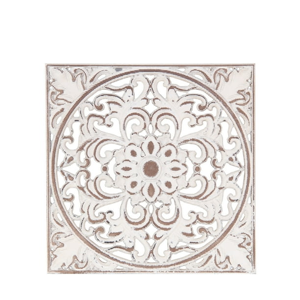 Privilege Carved Wood Wall Decor In Off White And Brown Finish 30148 Com - Large White Carved Wood Wall Decor Privilege Carved Wood Wall Decor In Off White And Brown Finish 30148 Com - Large White Carved Wood Wall Decor