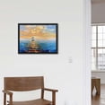 thumbnail image 4 of Awypu  Modern Wall Art  Sunrise Over the Sea Nature Picture Ready to Hang Canvas Wall Art for Living Room, 4 of 4