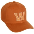 thumbnail image 1 of Daxton Classic Baseball Hat Custom A to Z Initial Team White Neon Orange Letter, Orange Cap, Letter W, 1 of 2