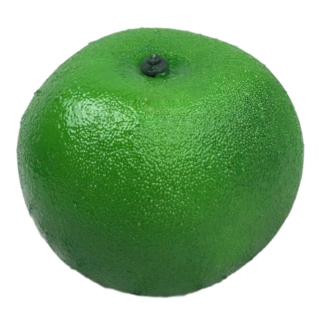 Artificial Tangerine Photography Fruit Prop Foam Fake Fruit fruit prop artificial Decor Home Table Ornament, Green