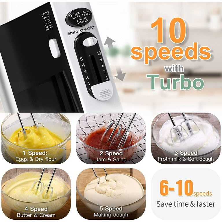 Multipurpose 7 Speed 100W Electric Handheld Mixer Egg Beater