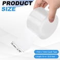 thumbnail image 2 of 1 Roll Caulking Tape, 70mm x 10m Caulk Tape Waterproof Self Adhesive Transparent Sealer Strip Trim Clear for Kitchen Bathroom Bathtub Toilet Base Windows Door Stopper, 0.5mm, 2 of 7