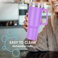 thumbnail image 4 of 1pcs Portable Thermal Mug Stainless Steel Straw Mug Car Portable Thermal Mug, 4 of 6