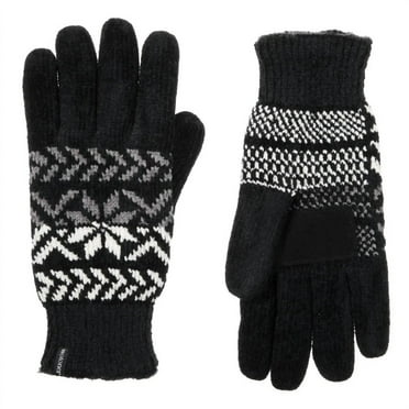 Isotoner Women’S Chenille Snowflake Gloves
