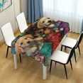 thumbnail image 6 of Qxltty Christmas Puppies Square Tablecloth 60×108in Thick Wrinkle Resistant Heat Proof Durable Table Cover for Dining Table, 6 of 9