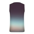 thumbnail image 3 of HaoXianJian Plus Size Mens Men's Tank Tops Big and Tall Summer Gradient Print Tank Top Workout Sports Sleeveless Crew Neck T-shirt Tank Top/shirt Blouses on Clearance L-6X, 3 of 4