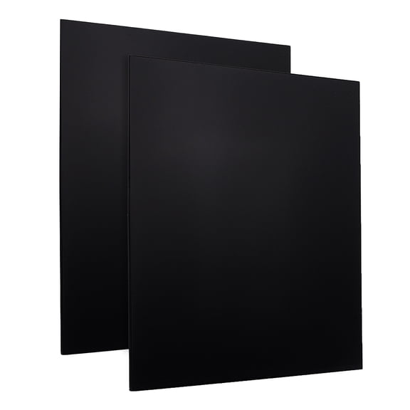 2 pc HDPE Sheet Square Black 300x300x3mm