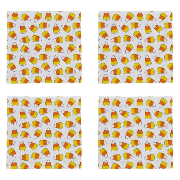 Split P Candy Corn Printed Napkin Set of 4