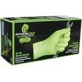 thumbnail image 5 of Eppco Python Grip Green Nitrile Glove, Hi-Vis, 6MIl Thickness, Diamond Texture, Large, 1 Box, 5 of 5