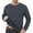 Dark Gray, variant on Men's Thermal Base Layer Top, Fleece Lined Long Sleeve Shirt, Thickened Warm Undershirt for Winter, Can Be Worn Alone As Casual Tee, Solid Color Versatile Staple, Essential