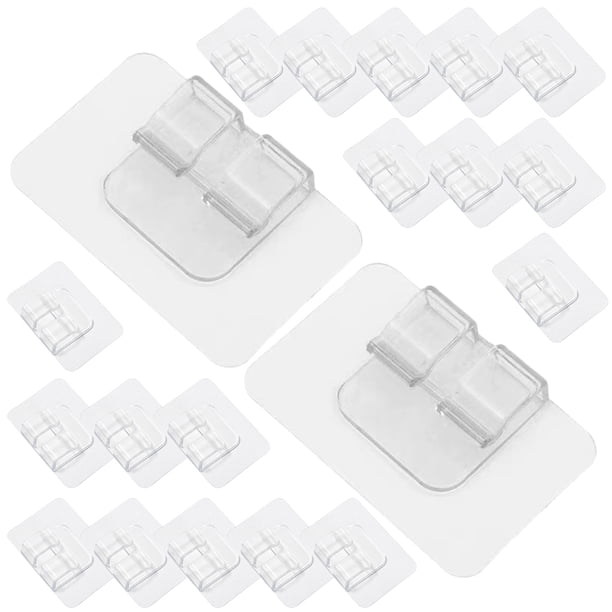 unbranded 30Ud Clips De Fijación Para Alfombra De Material PVC Transparente